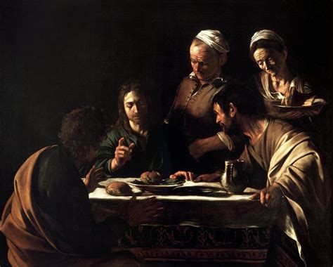 Supper at Emmaus, 1606 - Caravaggio - WikiArt.org