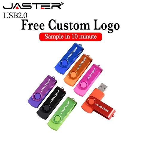 Jaster Key Chain Gift Usb Flash Drives Free Custom Logo Pen Drive