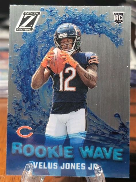 2022 Panini Zenith Rookie Wave Velus Jones Jr RW VJJ RC Chicago Bears