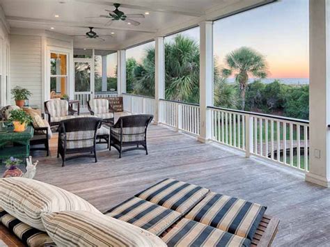 Add a Big Screened Porch To A Beach House