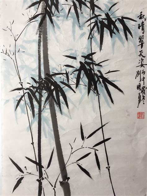 Asian Bamboo Painting