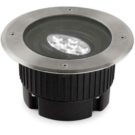 Leds C Gea Outdoor Led Recessed Ground Uplight Stainless Steel