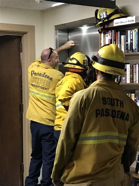 Elevator Rescue | Woman Trapped in Stuck Elevator at South Pasadena Library | The South ...