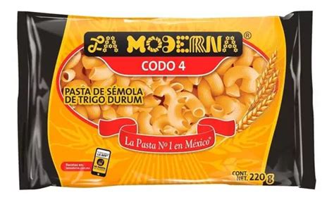 La Moderna Pasta Para Sopa Codo 4 200 Gr MercadoLibre