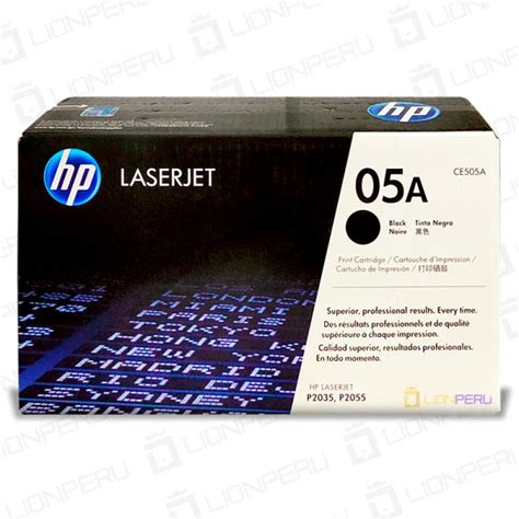 05a Ce505a Hp Toner Cartucho Original Negro