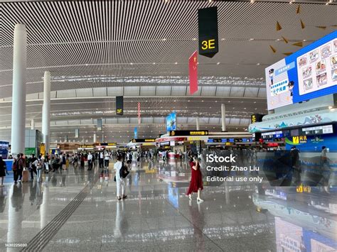 Terminal 3 Of Chongqing Jiangbei International Airport Stock Photo ...