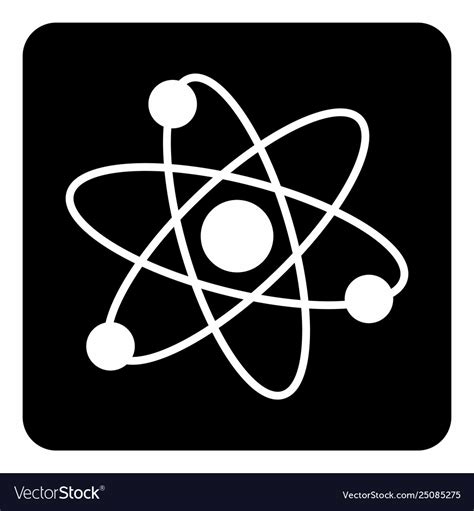 Atom Icon Royalty Free Vector Image Vectorstock