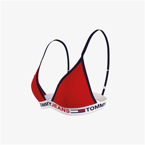 Tommy Hilfiger Triangle Fixed Rp Kadın Kırmızı Bikini Üstü KADIN Mayo