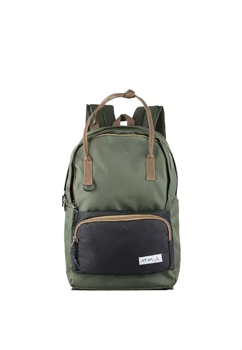 Jual ATVA ATVA Men S Daily Backpack Tas Ransel Hugo Series Olive Black