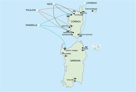 sardinia airports map