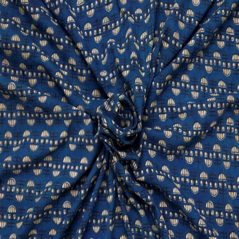 Indian Block Print Ajrakh Cotton Fabric - Trade Star Exports