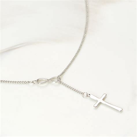 Baptism Cross Necklace - Christian Gift Necklace for Baptism ...