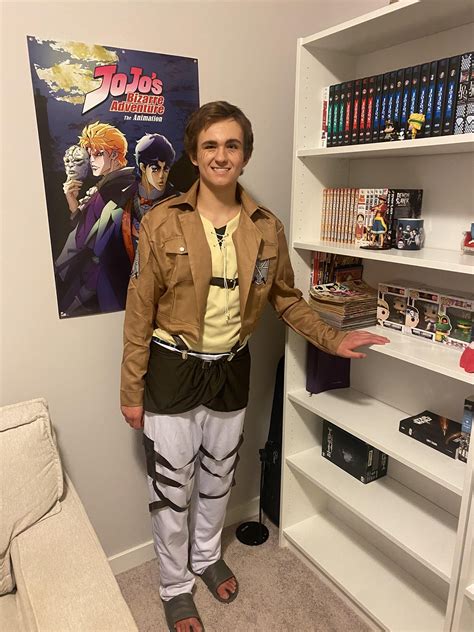 Decided to cosplay Eren this year for Halloween : r/attackontitan