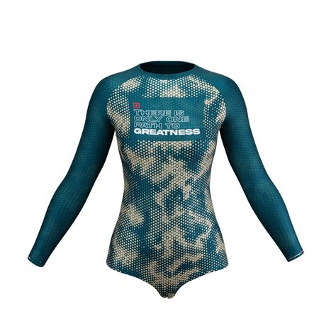 One Path Camo Long Sleeve Womens Sports Rash Guard Earn The Glory