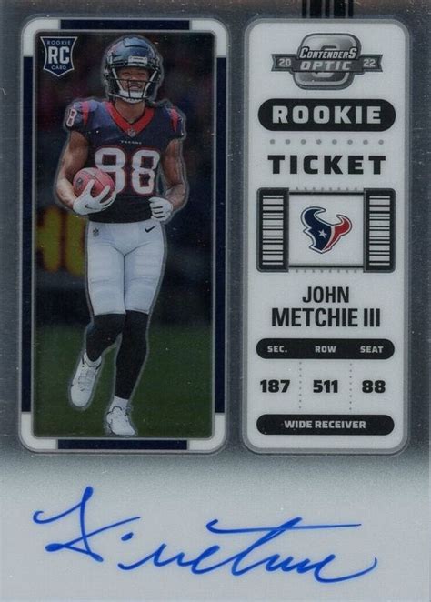 John Metchie Iii Contenders Optic Rookie Ticket Auto Price