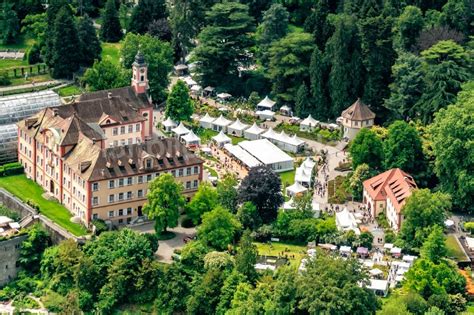 Konstanz Aus Der Vogelperspektive Palais Des Schloss Mainau In