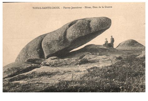 Toulx Sainte Croix Pierres Jaumâtres Carte postale ancienne et vue