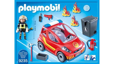 Pompier avec véhicule d intervention Playmobil Playmobil Loisirs 9235 1