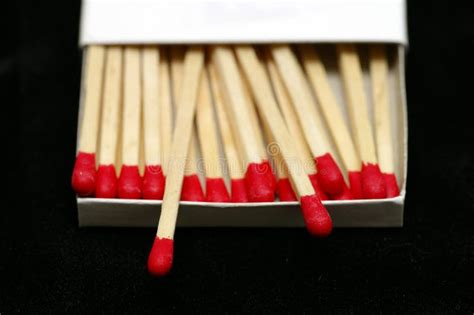 Red Tipped Wooden Match Sticks Picture Image 1031291