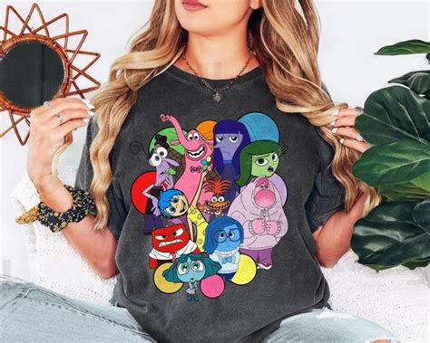 Inside Out Characters Emotions Shirts Inside Out Sweatshirt Inside Out Group Matching Shirt