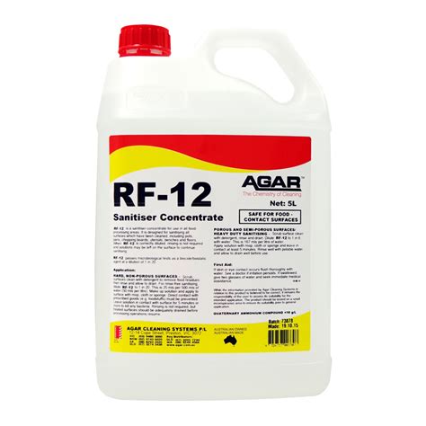 RF 12 FOOD GRADE SANITISER 5L KLEANKING