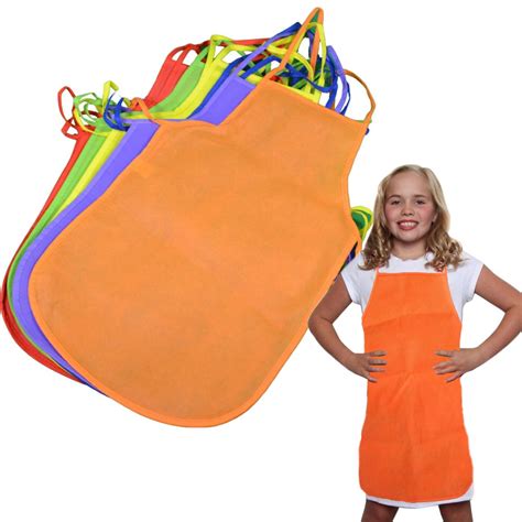 Toy Cubby Colorful Artist Painting Aprons for Kids - 12 Pieces | eBay