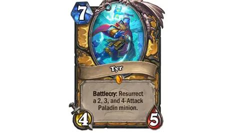 Exclusive Paladin Card Reveals For Hearthstone Titans Tyr Stoneheart