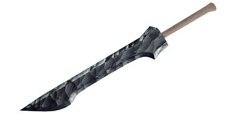 Obsidian sword - Blender Market