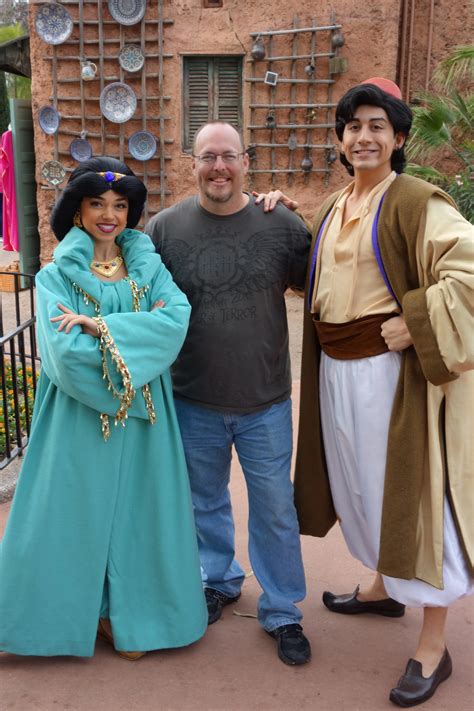 Aladdin And Jasmine At Morocco In Epcot