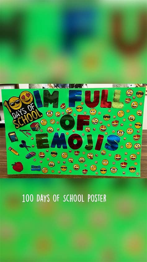 Pin on 100 Days of School Poster