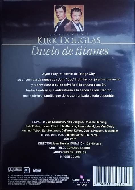 DVD DUELO DE TITANES COLECCIÓN KIRK DOUGLAS USADO