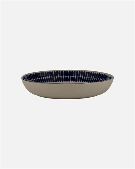 Marimekko Oiva Alku Plate 205 Cm Terra Dark Blue Finnish