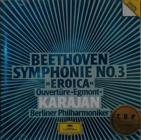 BEETHOVEN SYMPHONIE NO 3 EROICA Ouverture Egmont KARAJAN 진옥션