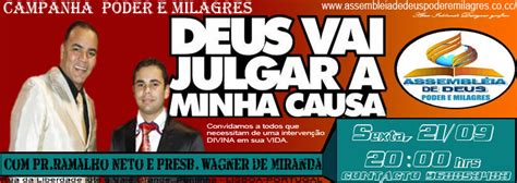 Campanha Deus Julga A Minha Causa Poder E Milagres