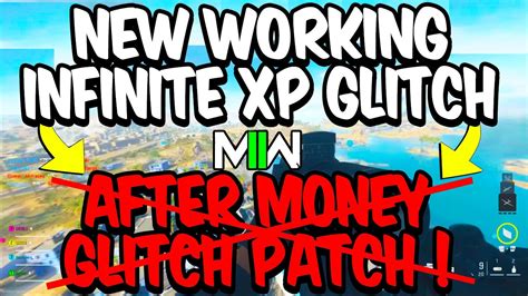 New Mw Infinite Xp Glitch After The Money Glitch Modern Warfare Xp