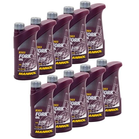 Forkoil Fork Oil Mannol MN8303 1 10W 10 X 1 Liter Buy Online By M 67 95