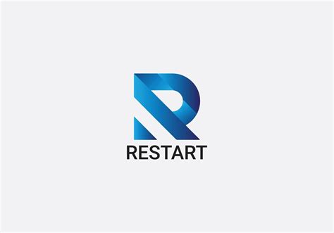 Restart Abstract R letter initial modern logo design template 17062408 ...