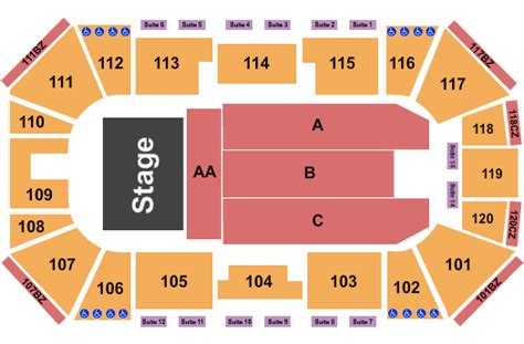 Ralston Arena Seating Chart