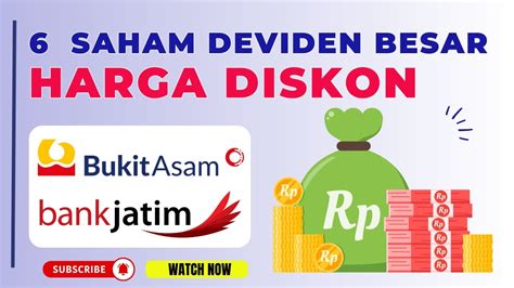 Saham Deviden Besar Dengan Harga Masih Diskon Youtube