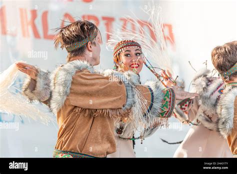 06 July 2021 Ufa Russia Indigenous Peoples Of The Far North Of