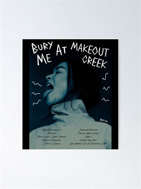 "Bury Me At Makeout Creek By Mitski Poster" Poster for Sale by CharlesBrewer7 | Redbubble