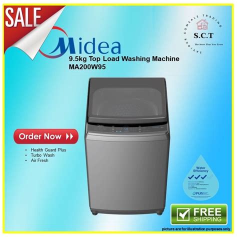 Midea Ma W Lunar Dial Series Kg Top Load Washer Machine