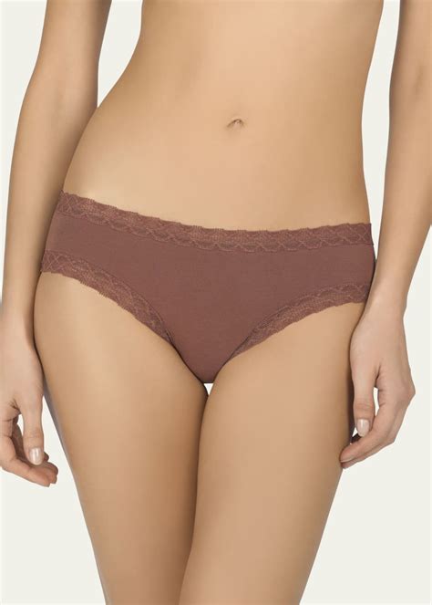 Natori Bliss Lace Trim Bikini Briefs Bergdorf Goodman