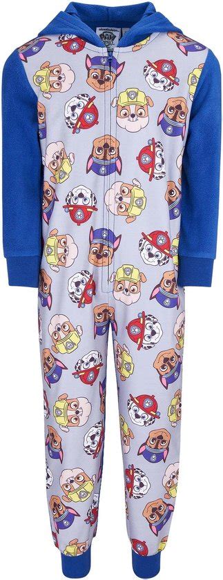 Paw Patrol Jongens Pyjama Kind Blauw Maat 104 Bol