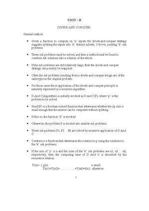 Daa Unit I Introduction Introduction Algorithm Definition