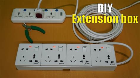 How To Make An Electric Extension Board Diy Make An Extension Box