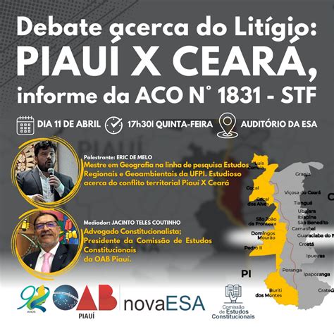 Comissão de Estudos Constitucionais da OAB Piauí promove debate nesta