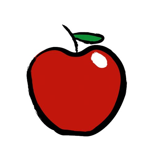 Apple Illustration With Hand 