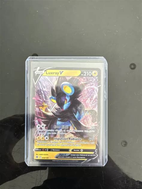 CARTE POKÉMON LUXRAY V 050 189 Epée Bouclier Astres Radieux Français