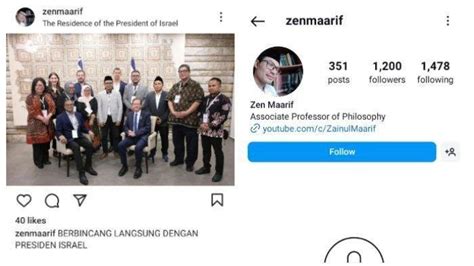 5 Fakta Sejumlah Tokoh Muda Nahdlatul Ulama Bertemu Presiden Israel